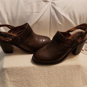 Ariat Chaparral Brown Leather Clogs